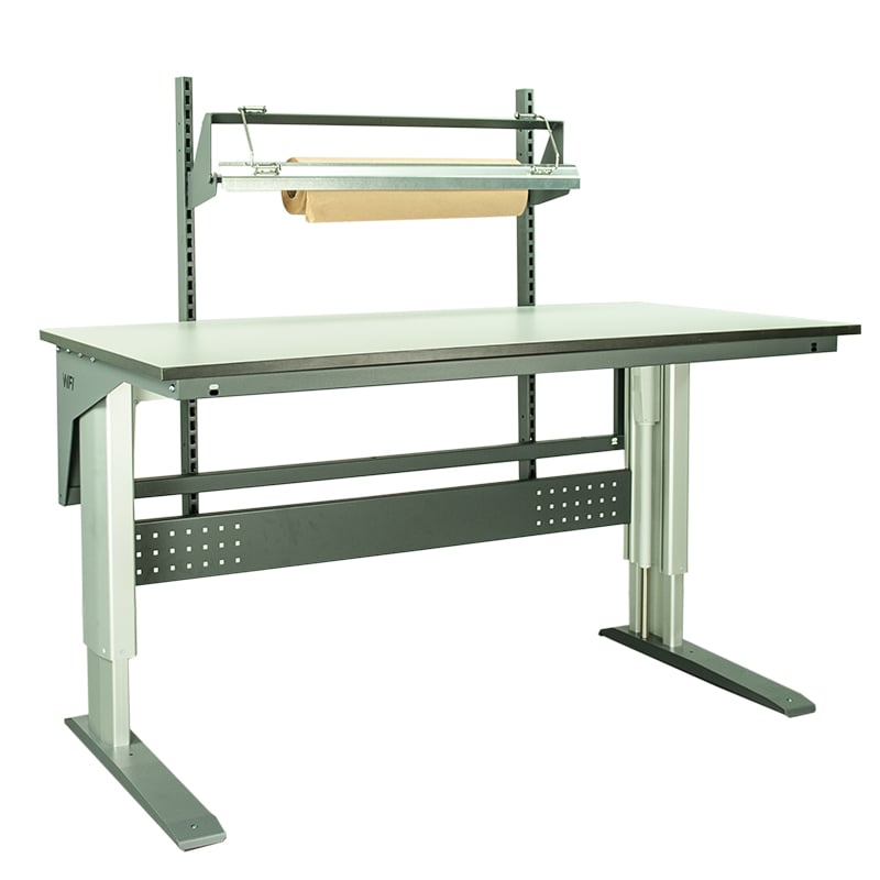 Pakke bord Højde- og sænkbart 300 kg med rulle - 1