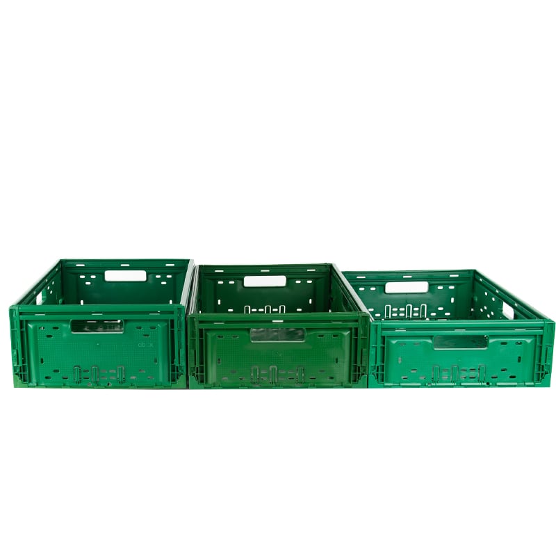 Packoplock perforeret plastkasse, foldbar - 2