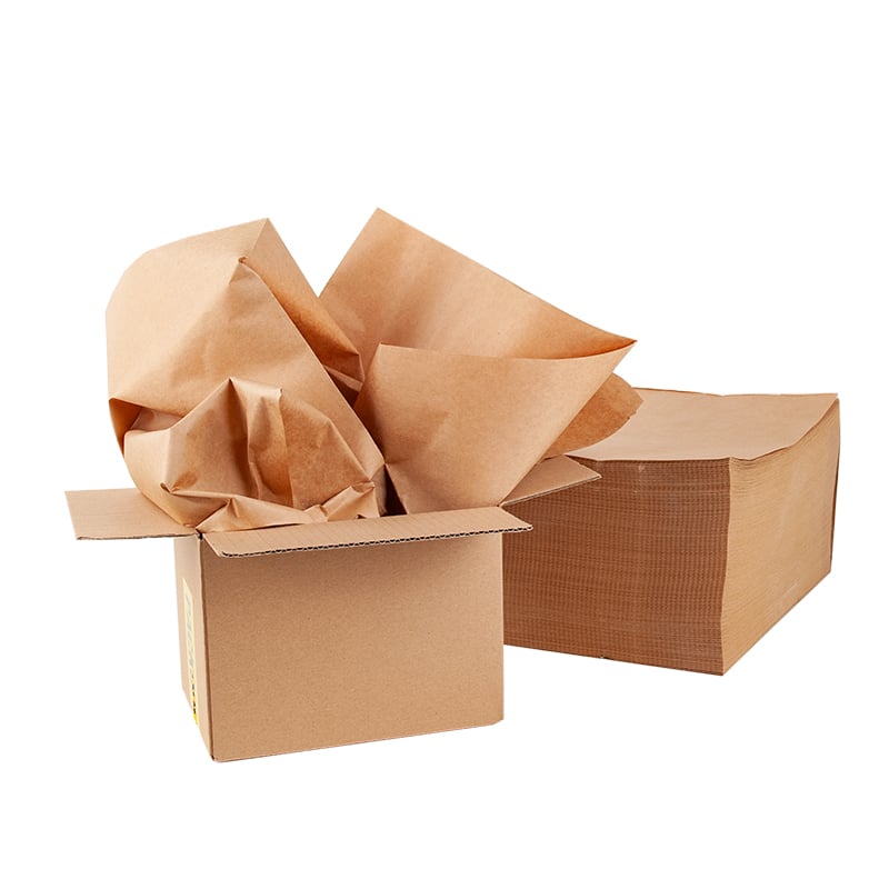 Pakkepapir 70 g fremstillet af genanvendt kraftpapir - 1