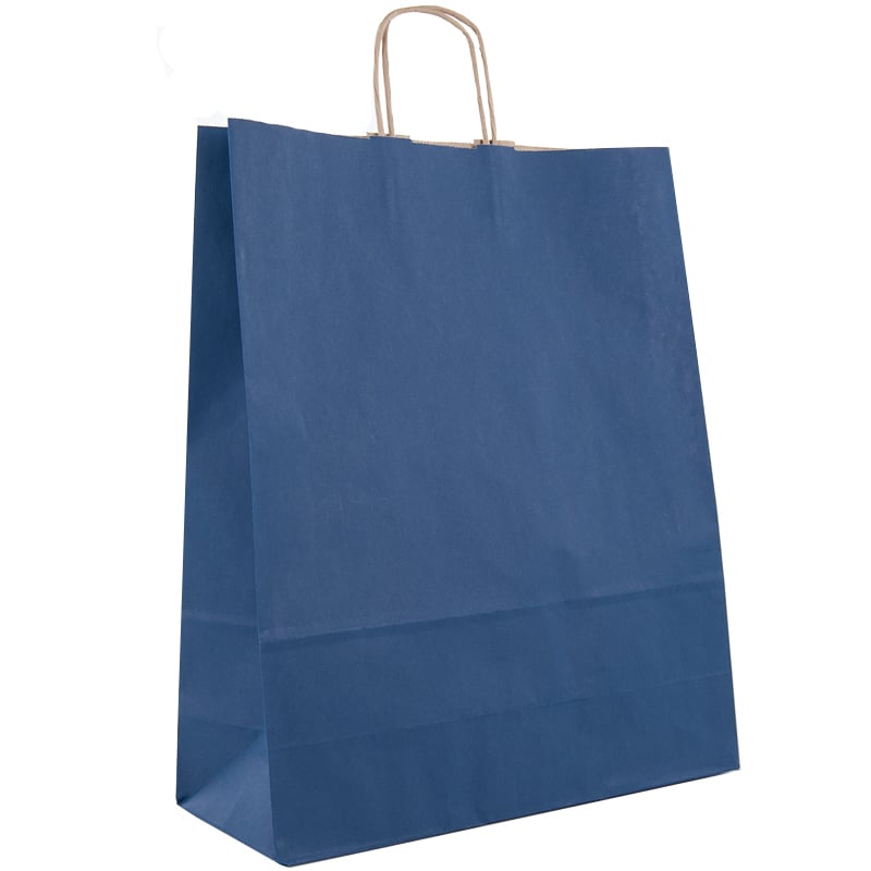 Papirbærepose Earth Denim Blue