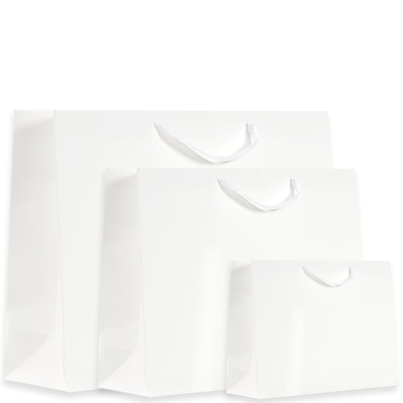 Papirpose Eksklusiv hvid - 5