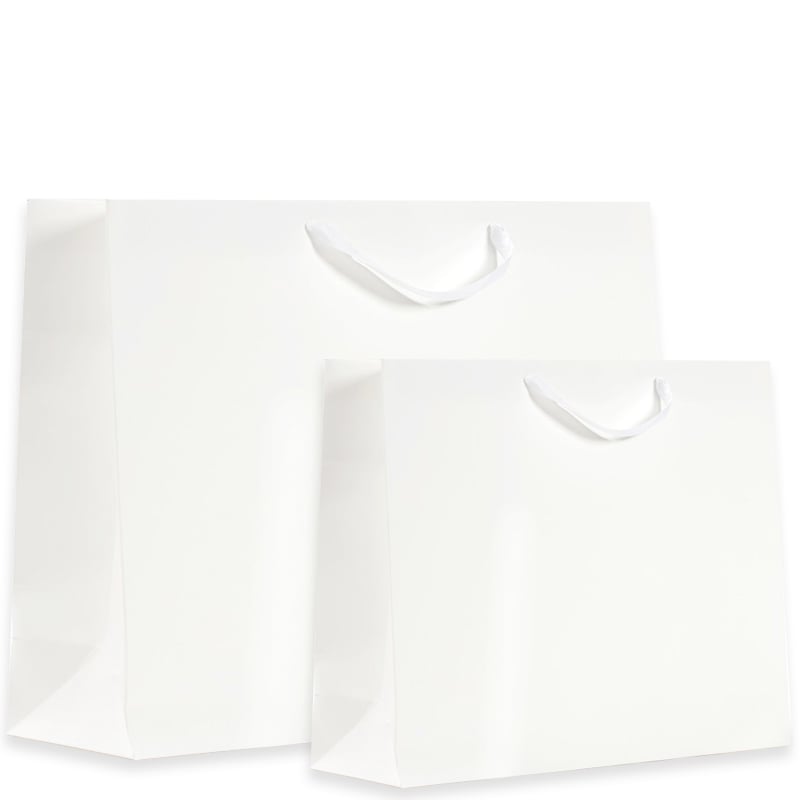 Papirpose Eksklusiv hvid - 1