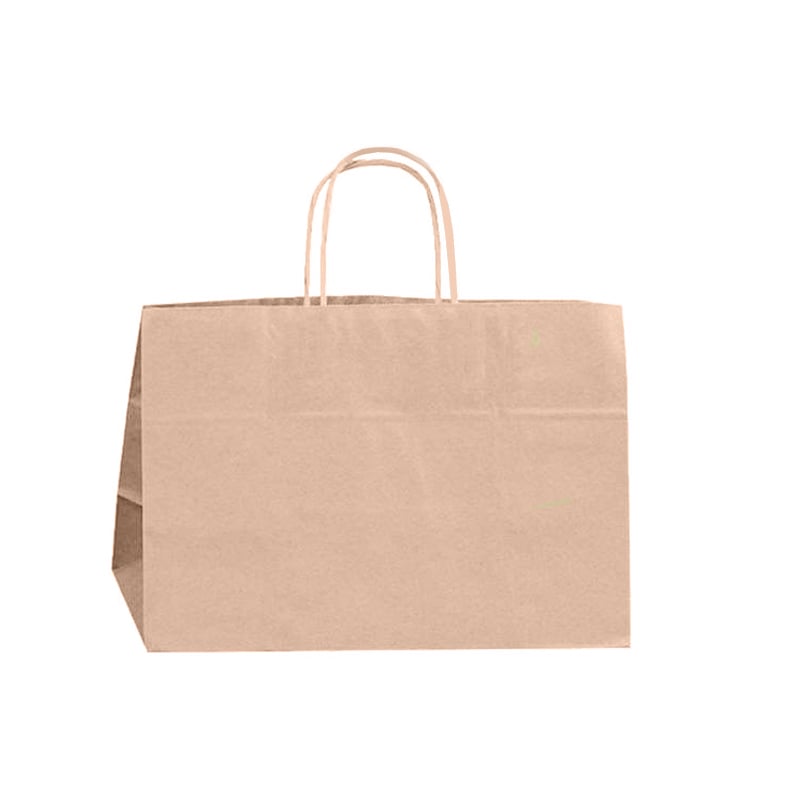Papirspose brun - 2