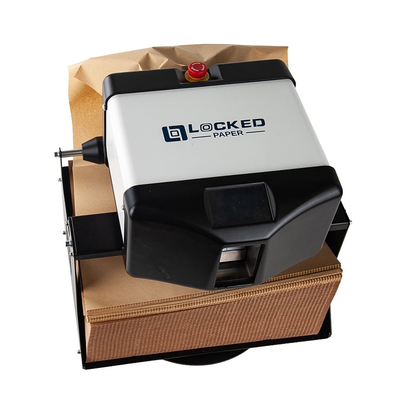 Locked Paper® Pakkepapirmaskine LP-V3 bordmodel - 5