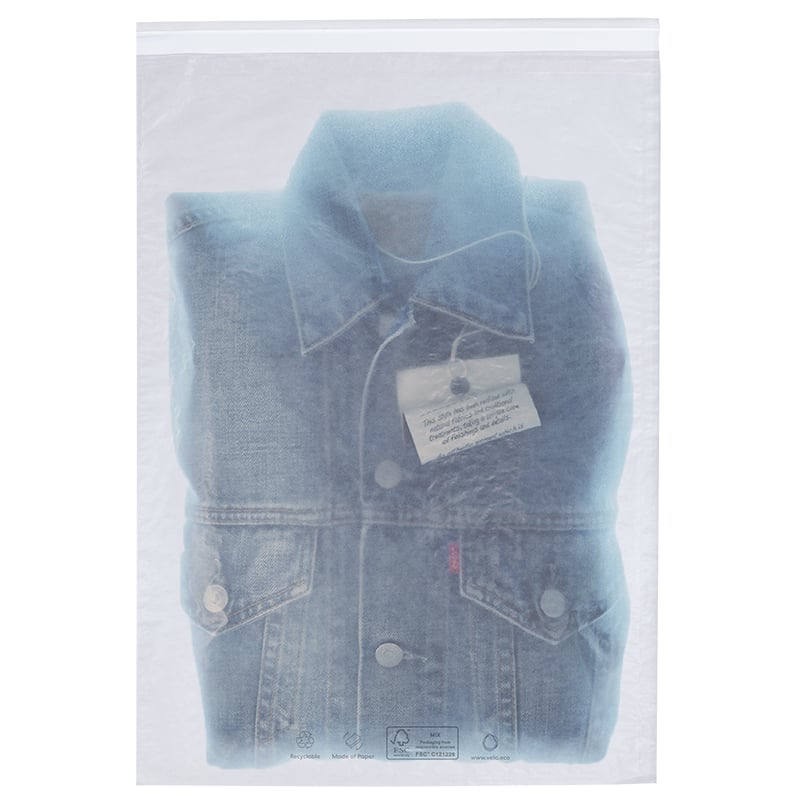 Pakkepose i transparent pergament papir - 1
