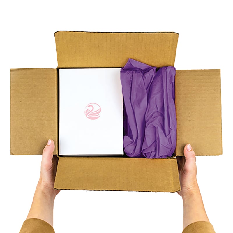 Farvet pakkepapir i flotte farver - 1