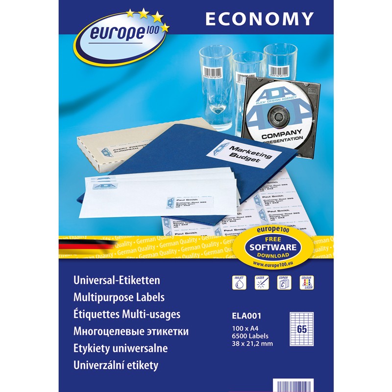 Laseretiketter / labels - 1