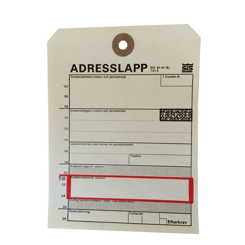 Adresseetiketter