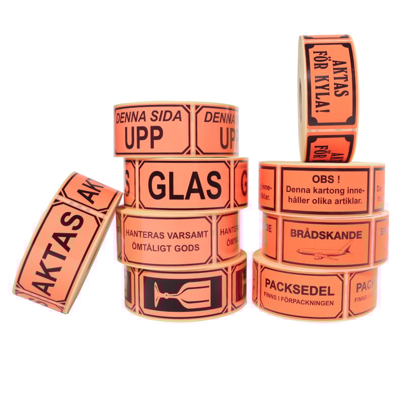 Advarselsmærkater - 1