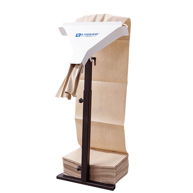 Locked Paper® pakkepapir dispenser LP-VM1 til pakkepapir
