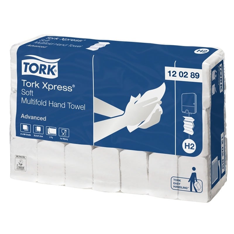 Tørrepapir Tork advanced soft H2 - 2