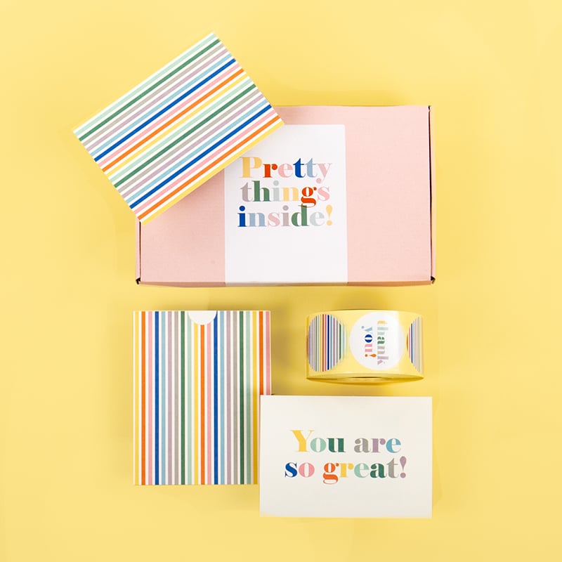 Takkekort POP pastell "You are so great" - 3