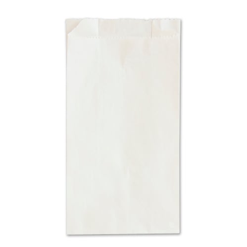 Flad papirspose hvid