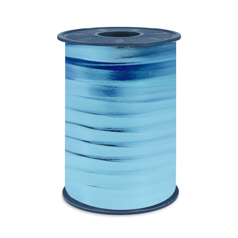 Gavebånd Metallic lyseblå