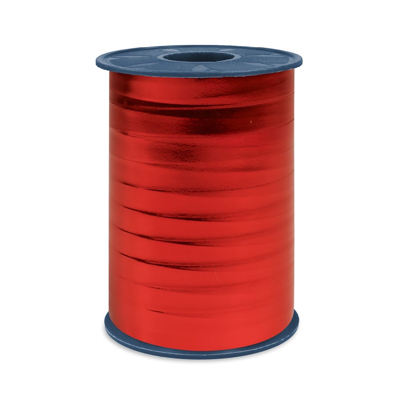 Gavebånd metallic rød