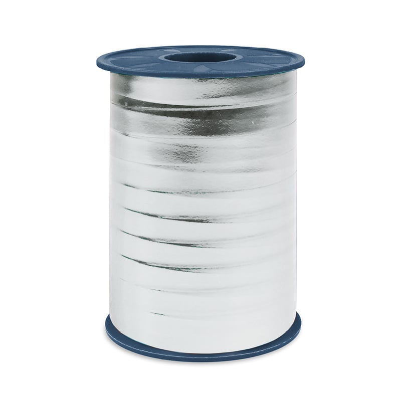 Gavebånd metallic sølv