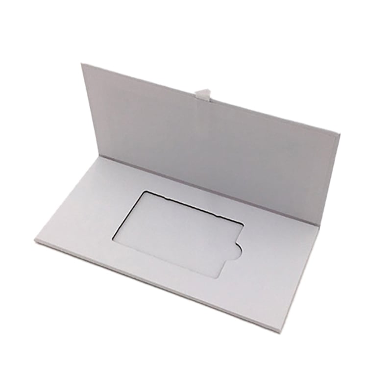 Luksus omslag gavekort hvid - 1