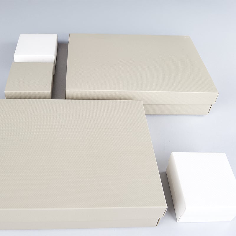 Gaveæske med låg hvid - 4