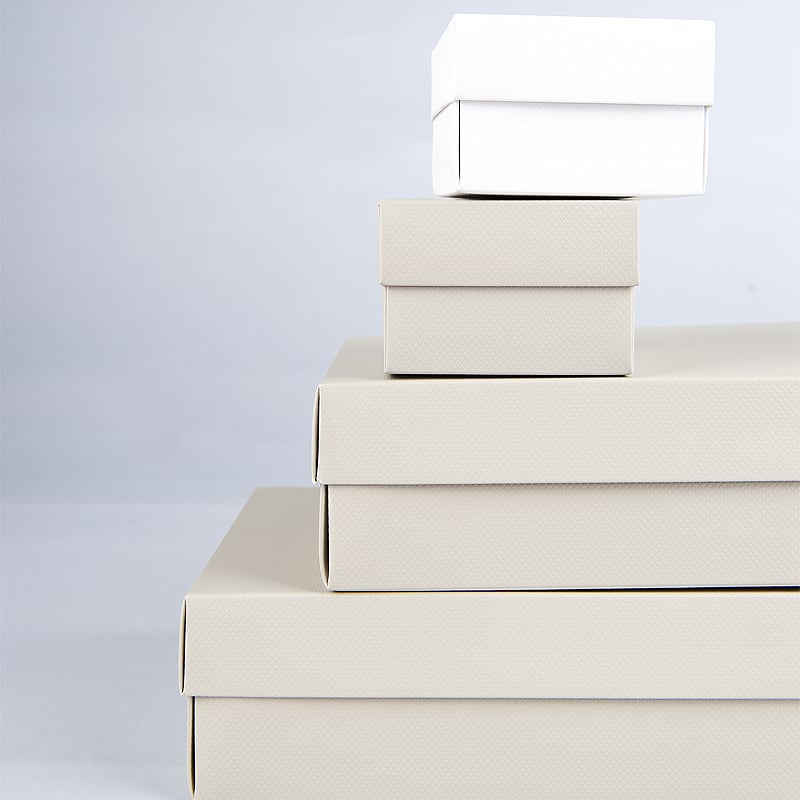 Gaveæske med låg beige - 2