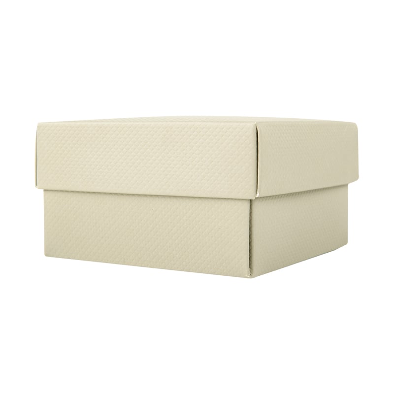 Gaveæske med låg beige