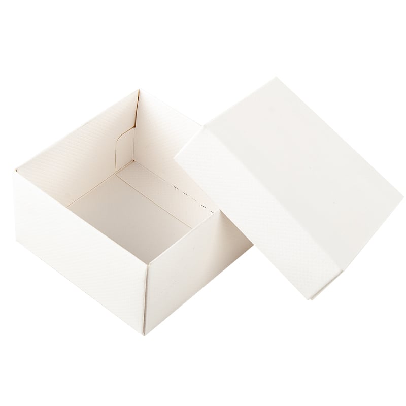 Gaveæske med låg hvid - 2