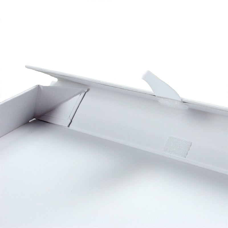 Aflang Luksus Gaveæske hvid med magnetlukning - 2