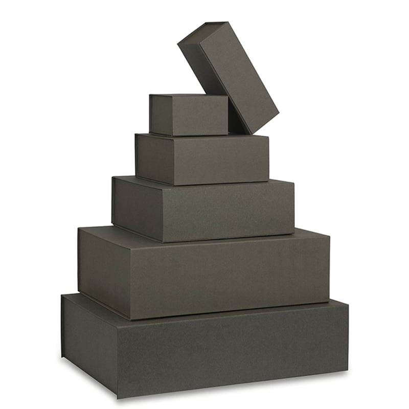 Gaveæske Olive Grey luksus magnetæske - 1