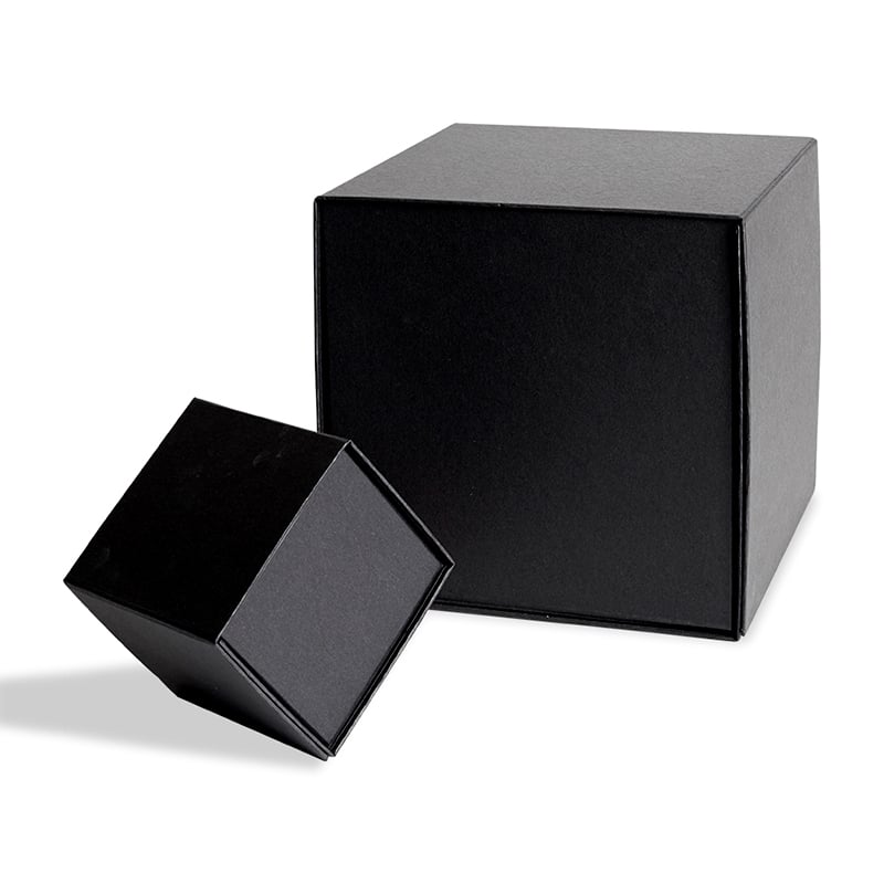 Kvadratisk Luksus Gaveæske sort - 1