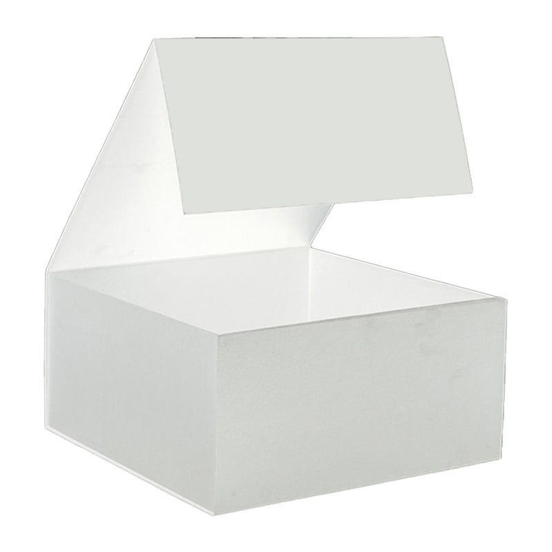Kvadratisk Luksus Gaveæske hvid XL - 1
