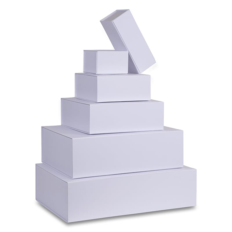 Gaveæske Hvid Luksus magnetæske - 1