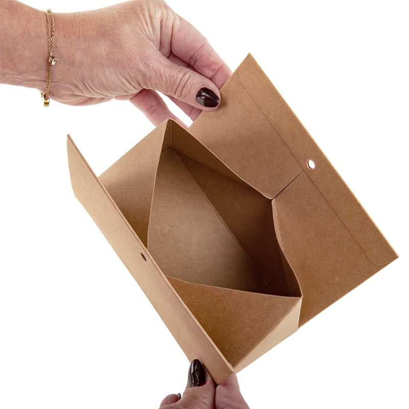 Trekant-æske Brun - 2