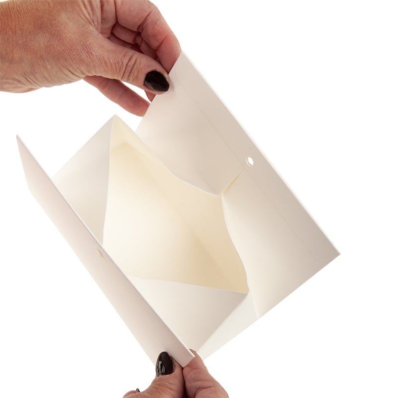 Trekant-æske Hvid - 2