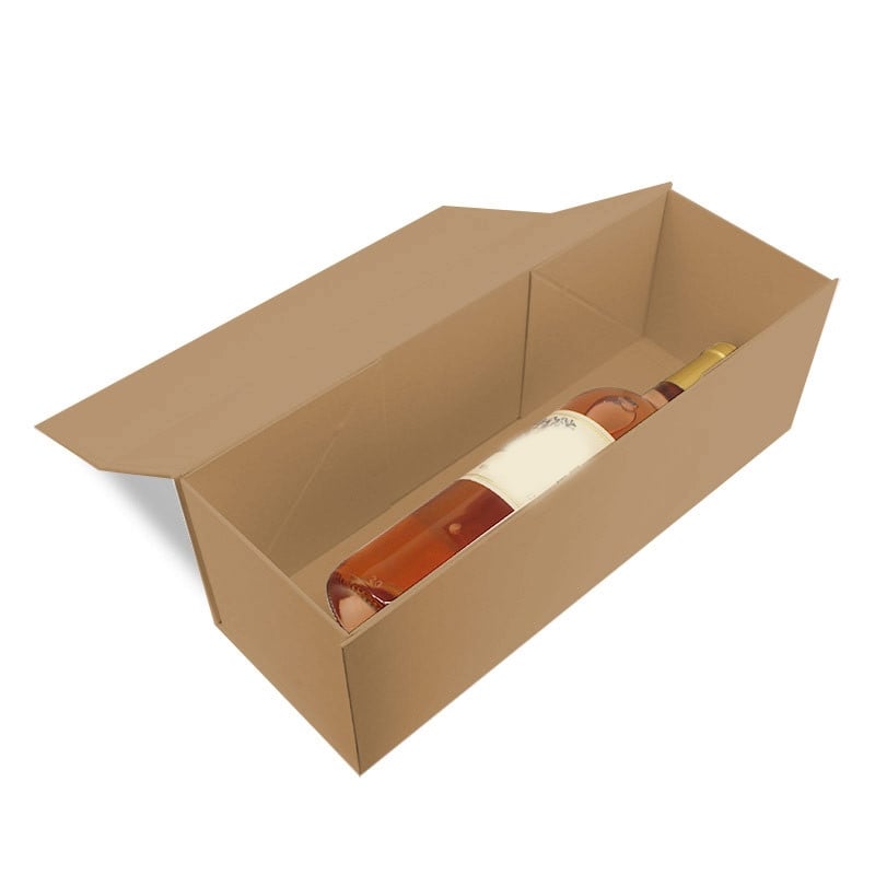 Vingaveæske Premium natur til 1 flaske - 2