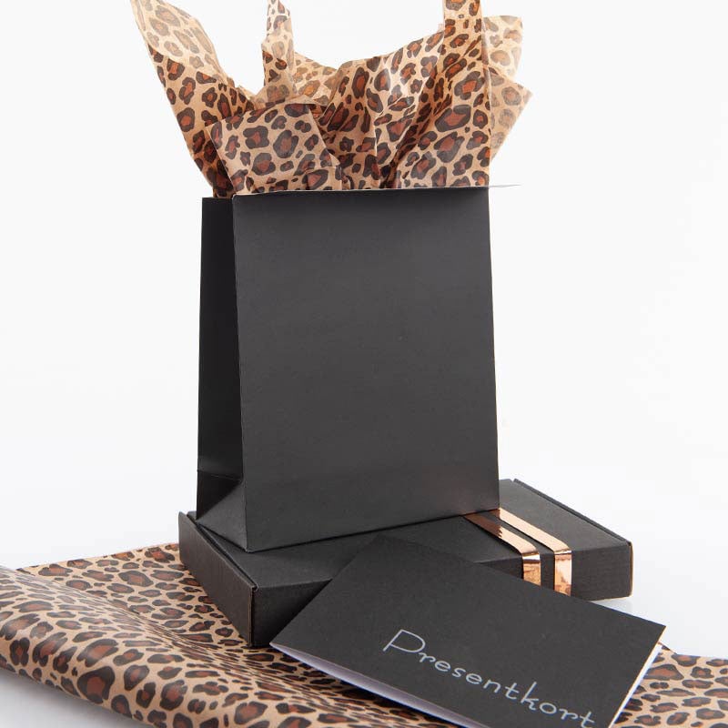 Gavepose med tapelukning sort - 3