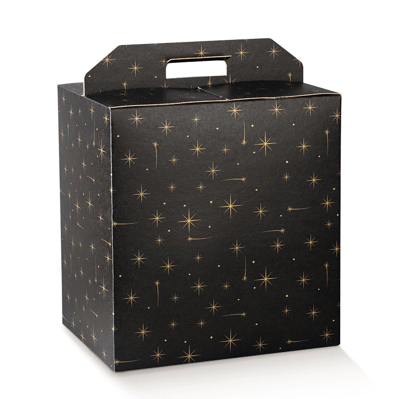 Gaveæske Constellation sort med håndtag, enkeltgreb - 1
