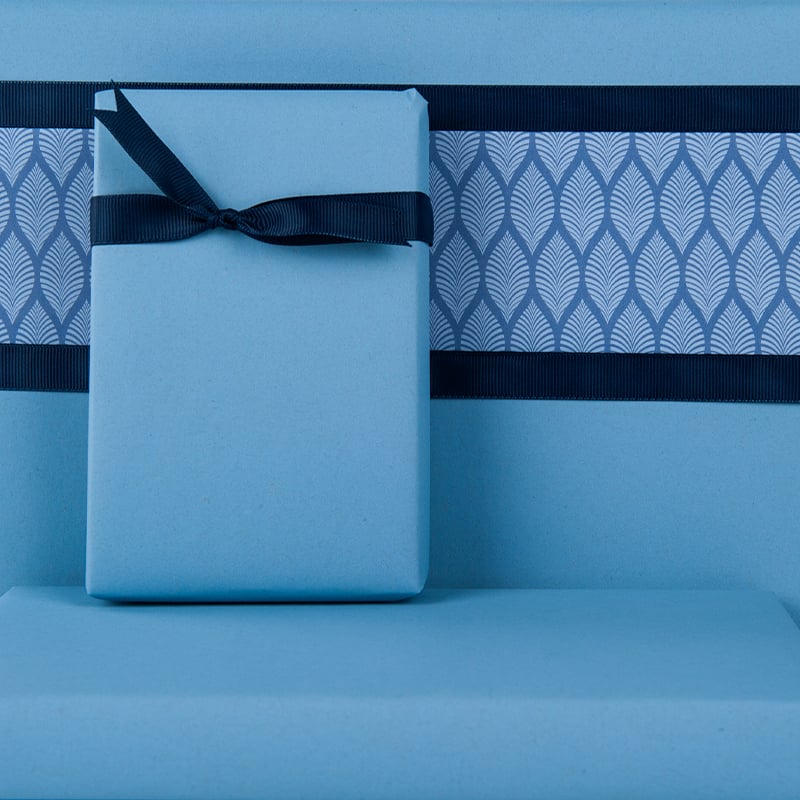 Gavepapir Aqua Blue - 4