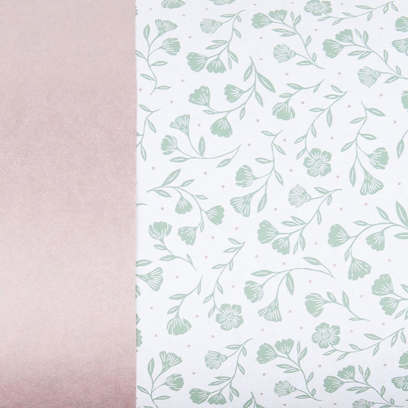 Gavepapir Olena Pearly Pink, dobbeltsidet