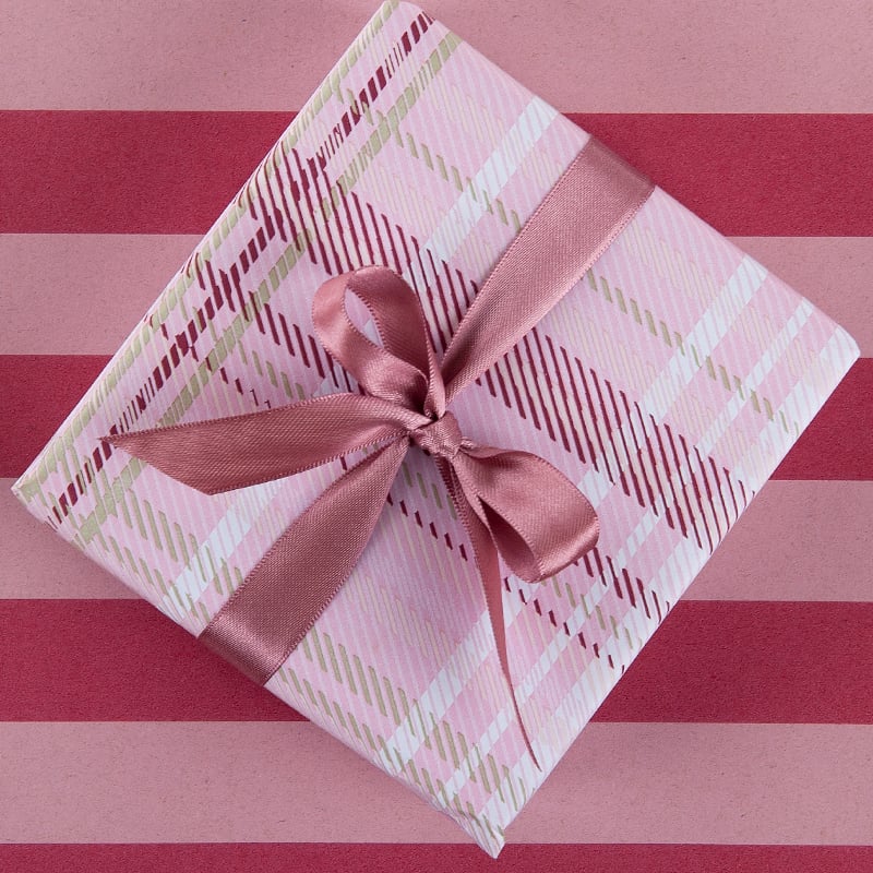 Gavepapir Stripes Pink/Red - 4