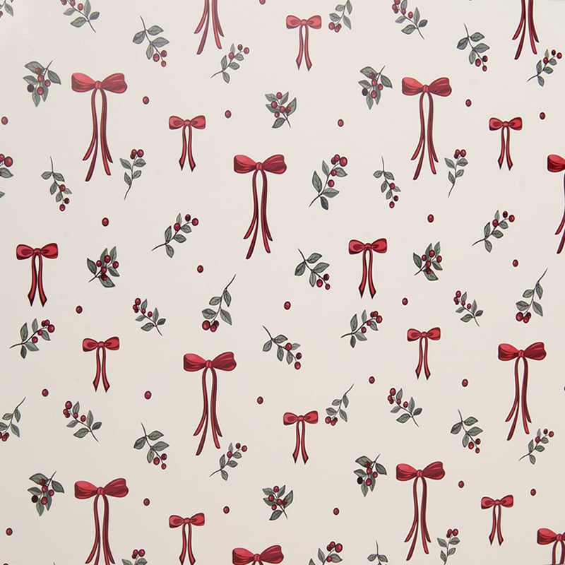 Gavepapir Winter Bows & Berries
