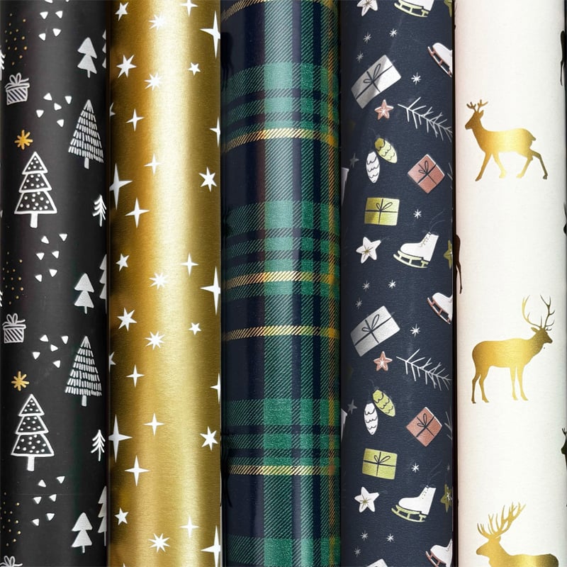Gavepapir forbrugerruller i boks – X-mas fun
