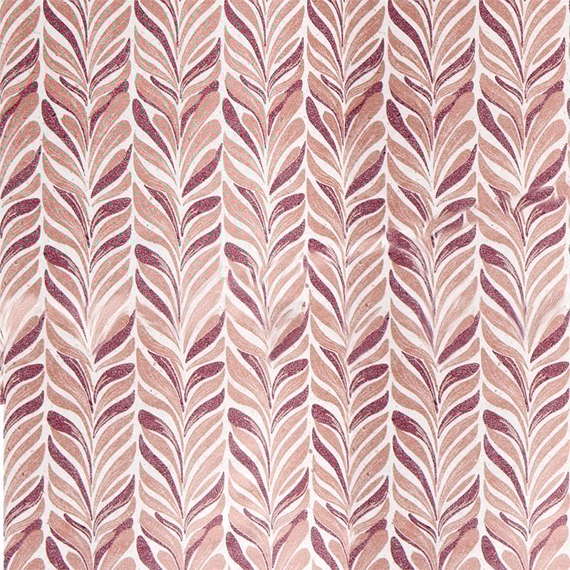 Gavepapir Fjerblade rosa/lila