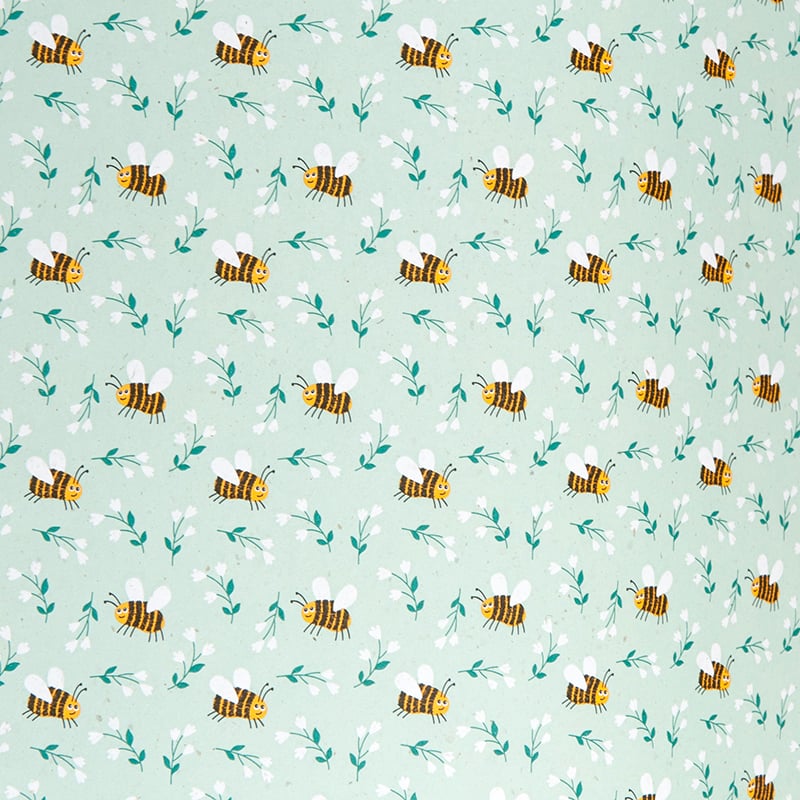 Gavepapir Flower Bees