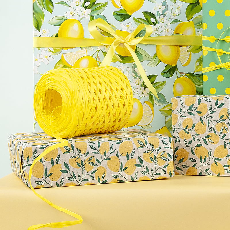 Raphlene plasticbånd citron - 1