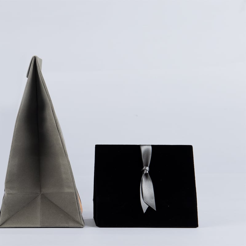 Satinbånd mørkegrå - 1