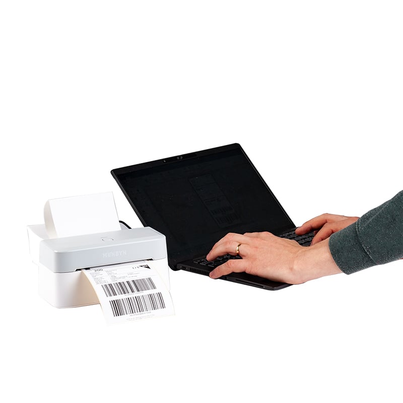 Labelprinter direkte termisk USB + Bluetooth - 2