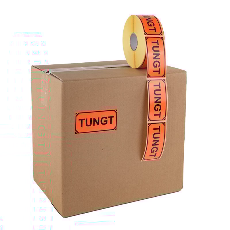 Etiket til tunge pakker - 3