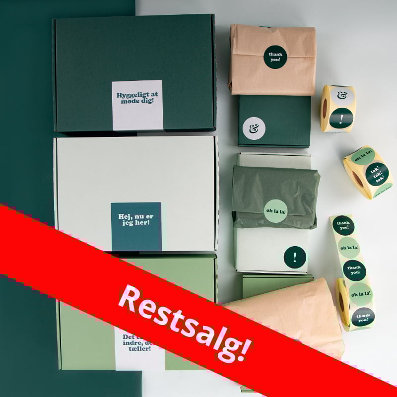 Etiket med tryk til lukning, lang - 1