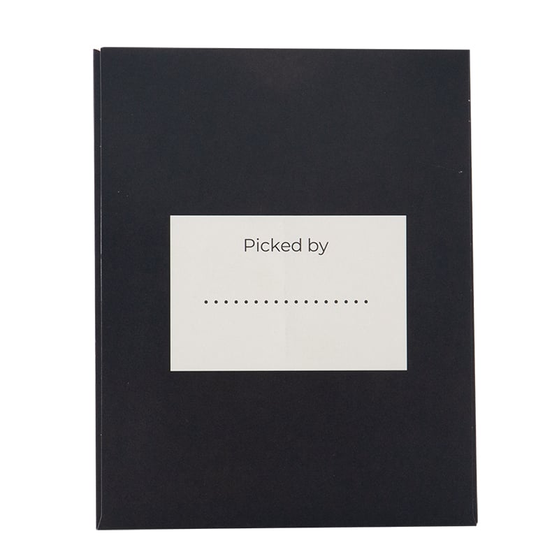 Kvitteringslomme Venice black sort - 2