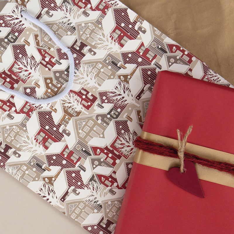 Luksuspose Village in red - 5