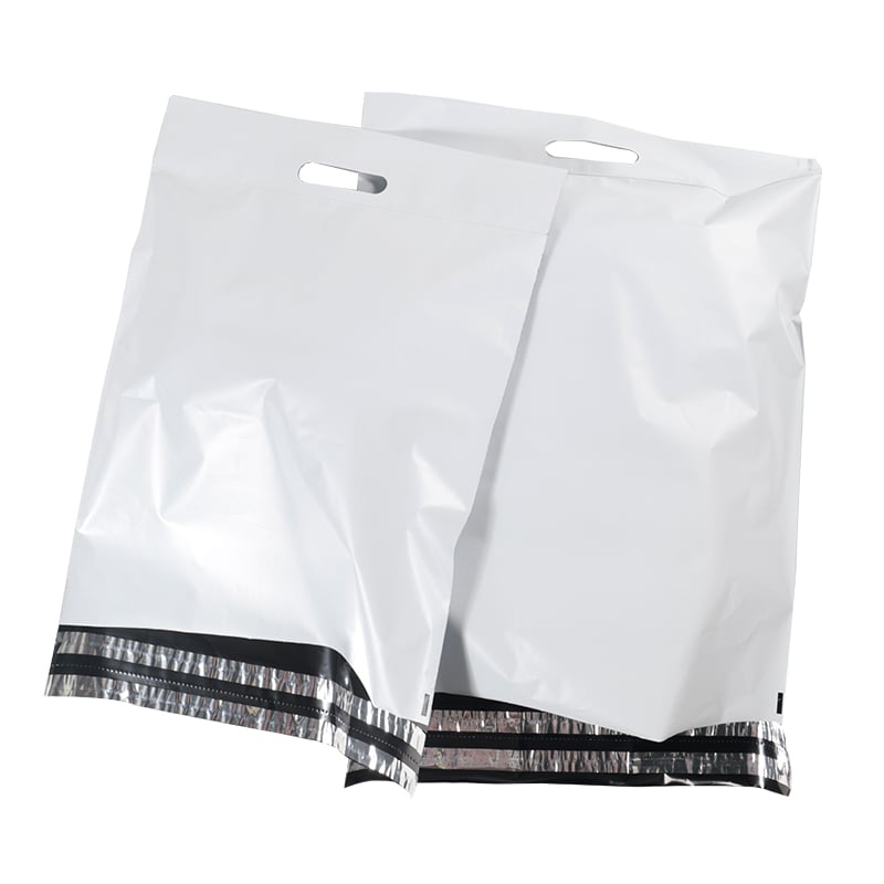 Hvid premiumpose med håndtag - 1